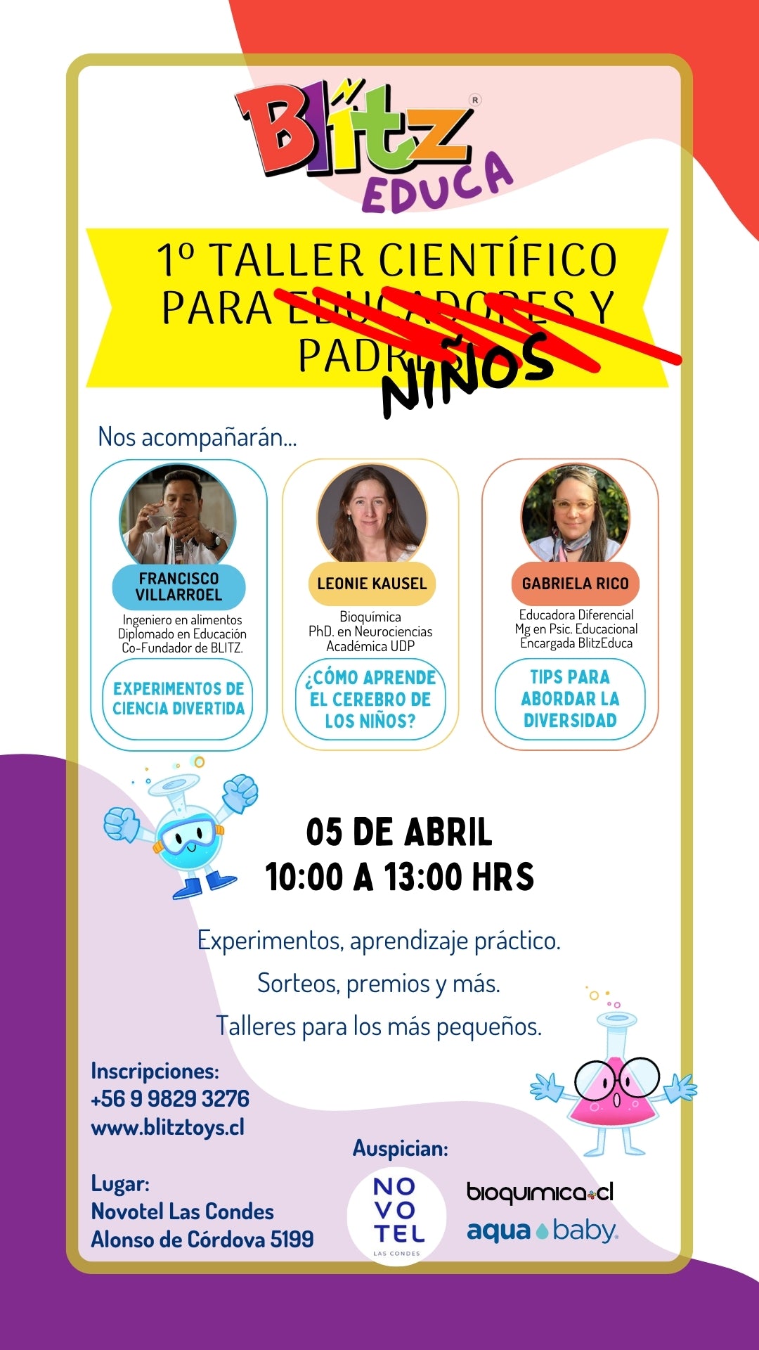 Taller para niños evento Blitz Educa